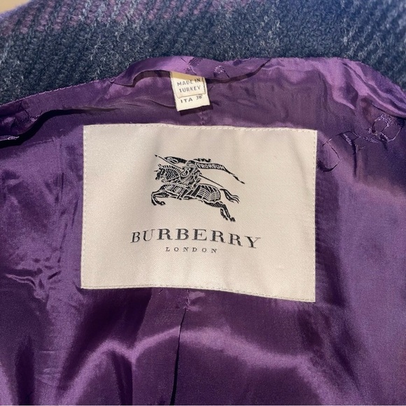 Burberry Women 100% Wool Coat Size 4 - Picture 6 of 12